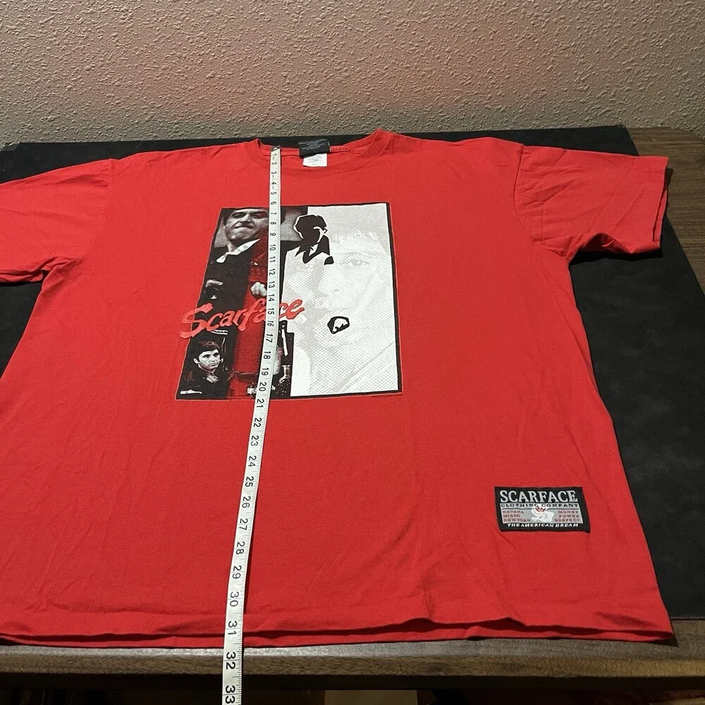 Al Capone Scarface Gangsta Rap Tee Single Stitch Movie Poster Shirt Al Pacino